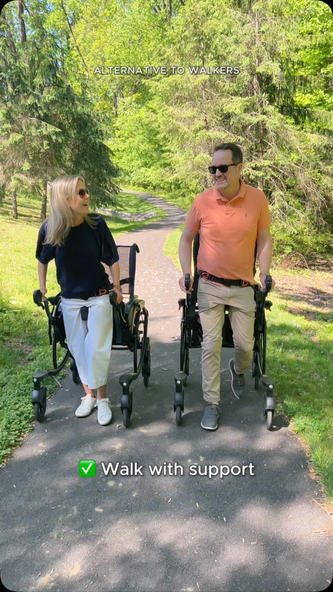 Instagram post with the caption: Revolutionary Alternative to Walkers 👇

Unlike traditional walk...
